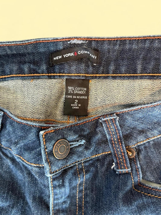 New York & Company Blue Denim Jeans