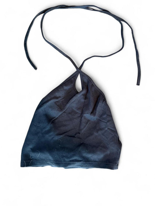 Zara Black Halter Crop Top