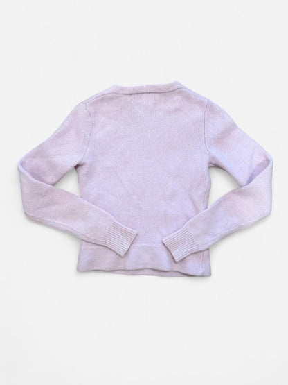 The Limited Pale Purple Wrap Sweater