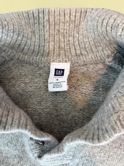 GAP Factory 100% Lambswool Shawl Collar Sweater
