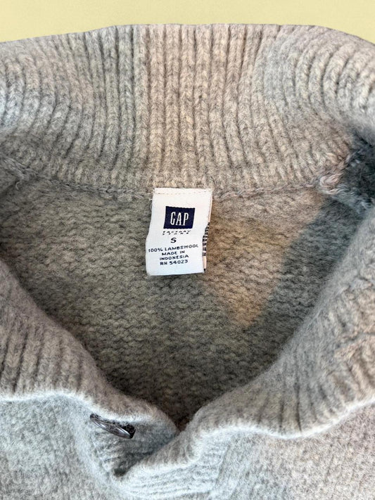 GAP Factory 100% Lambswool Shawl Collar Sweater