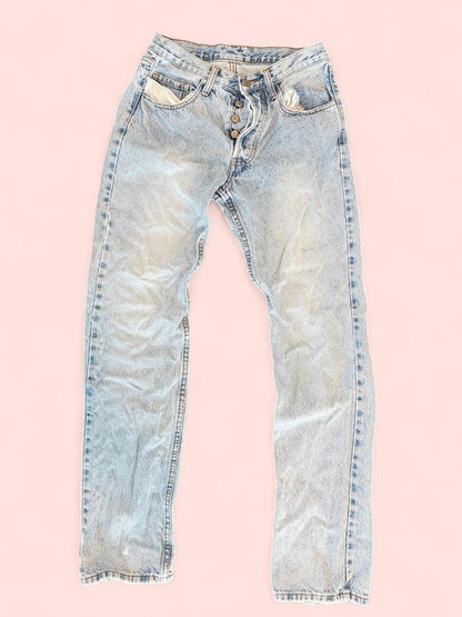 Vintage California John Light Wash Button Fly Jeans