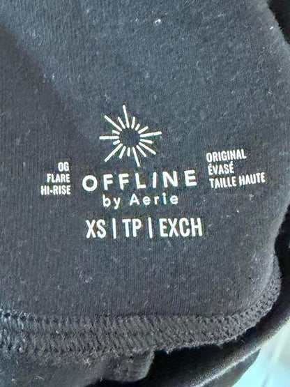 Offline by Aerie Black Flare Hi-Rise Leggings
