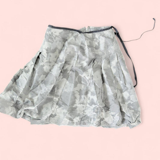 Women's grey white Skirts