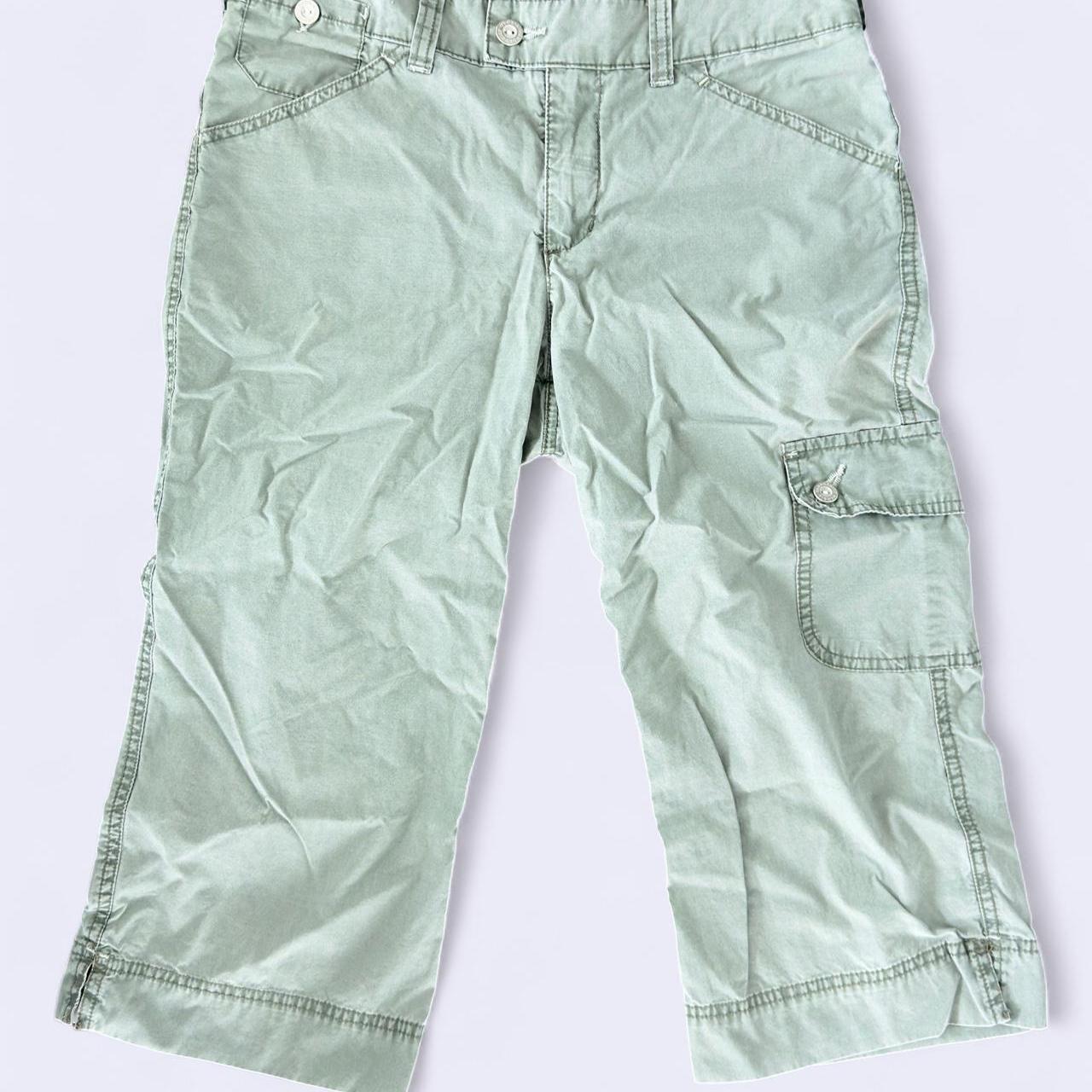 Women's green khaki Jeans