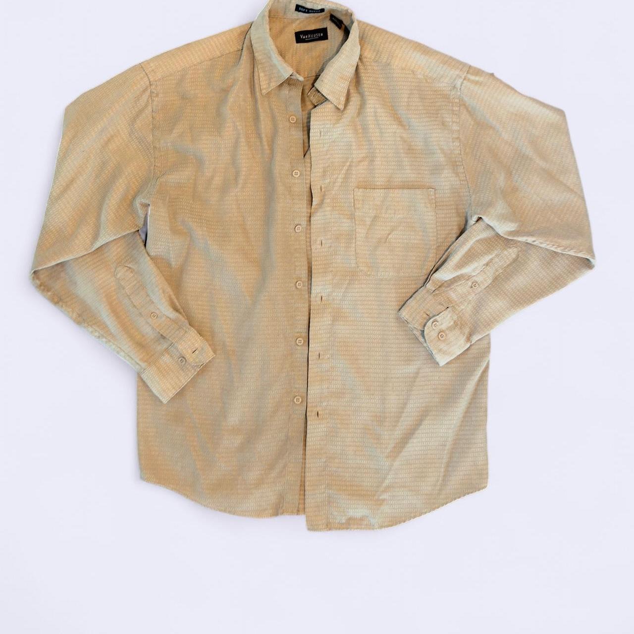 Van Heusen Men's tan cream Shirts