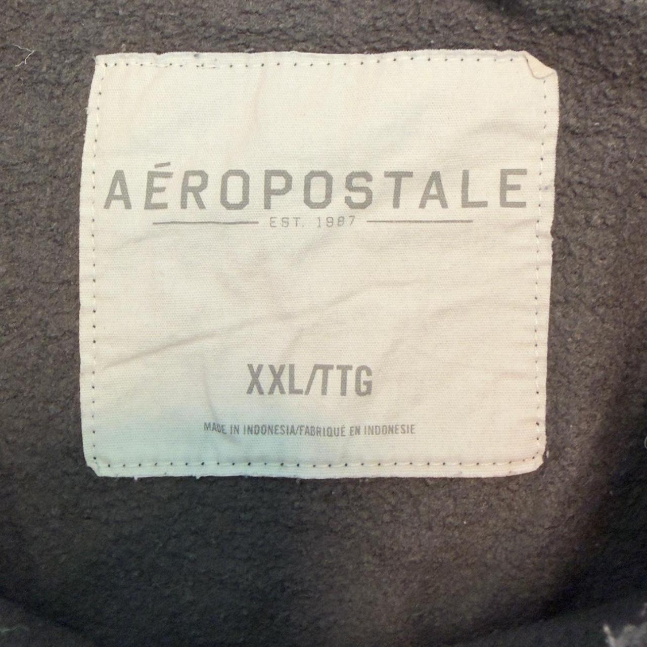 هودي رجالي رمادي وأسود من إيروبوستال