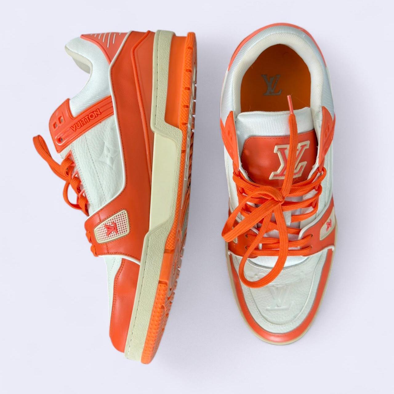 Louis Vuitton Men's orange multi Trainers