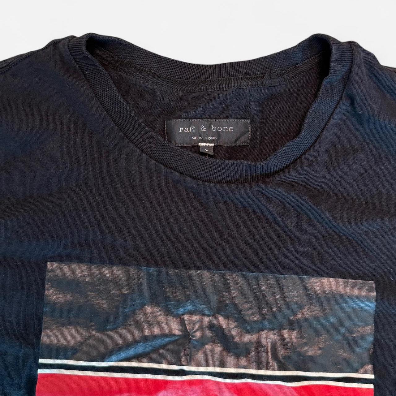 Rag & Bone Men's black navy T-shirts