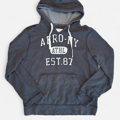 هودي رجالي رمادي وأسود من إيروبوستال