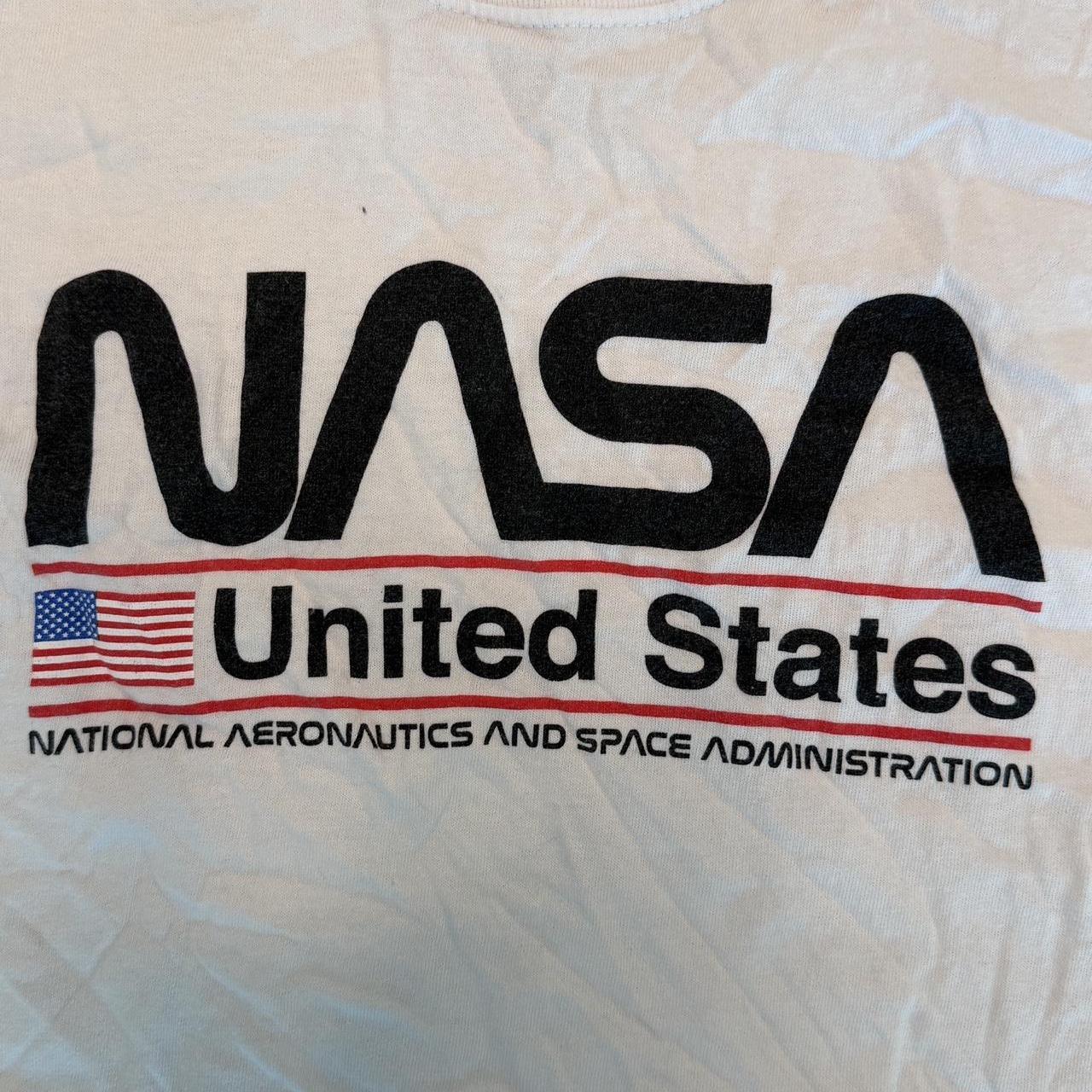 NASA Men's white cream T-shirts