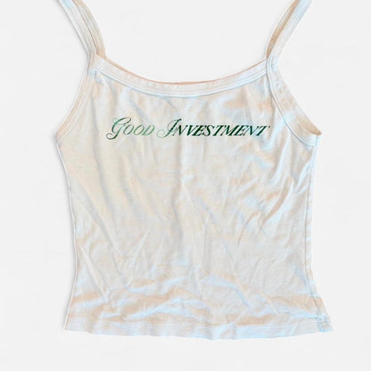 Los Angeles Apparel Women's white cream Vests