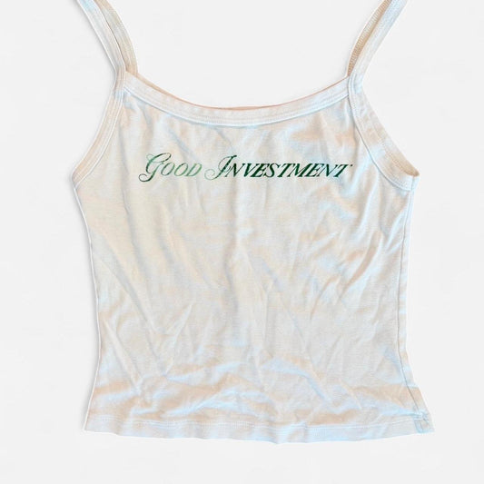 Los Angeles Apparel Women's white cream Vests
