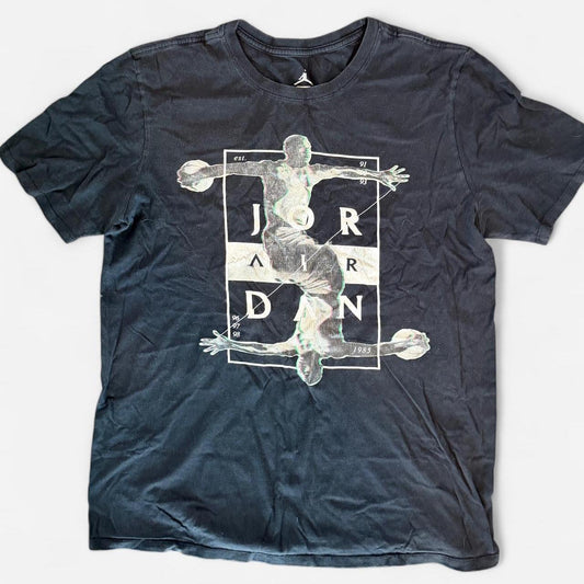 Jordan Men's black grey T-shirts