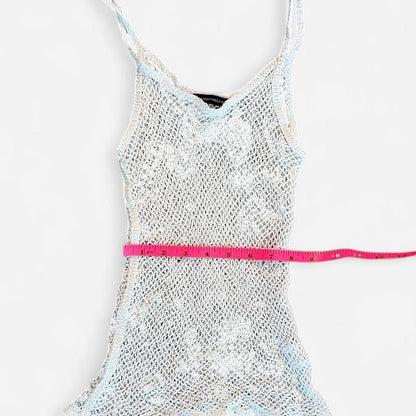 Brandy Melville Women's blue white Vests