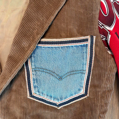 Novo Men's brown multi Coats