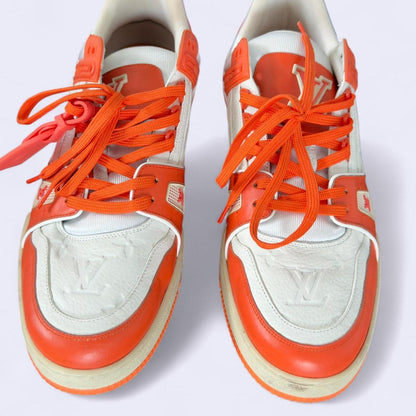 Louis Vuitton Men's orange multi Trainers