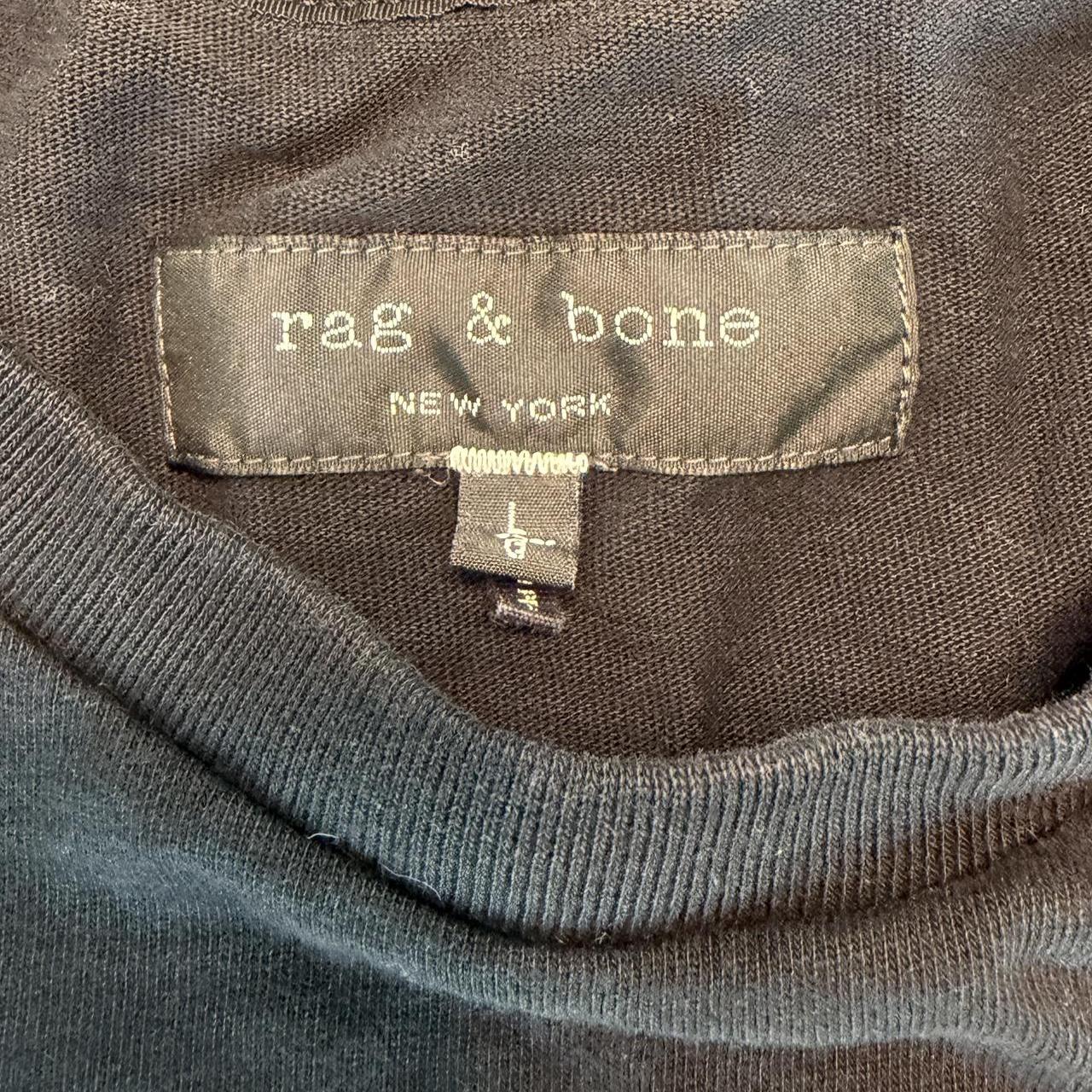 Rag & Bone Men's black navy T-shirts