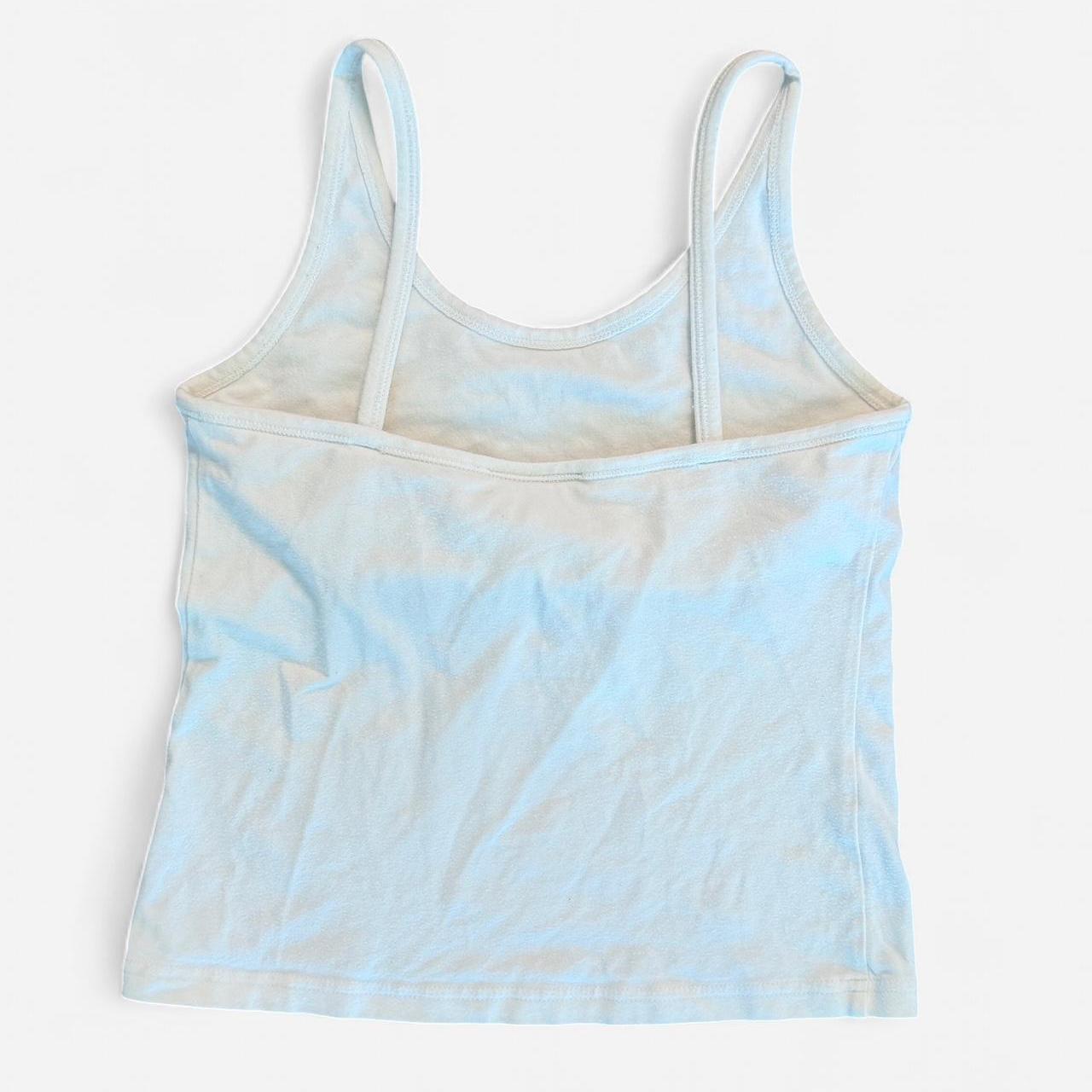 Women's blue white Vests