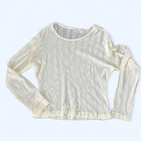 ✨Sheer Y2K Lace Long Sleeve✨