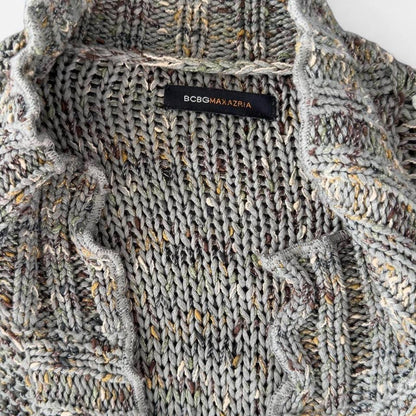 BCBGMAXAZRIA Women's multi cream Cardigans