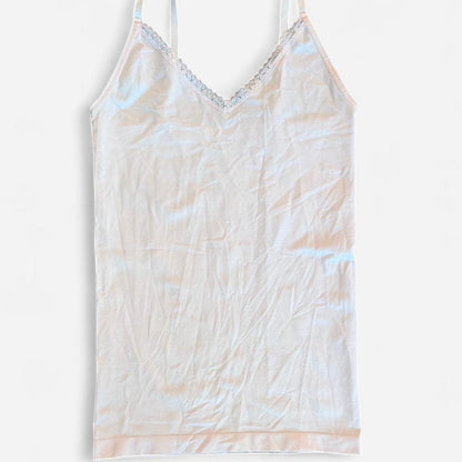 Women's pink white Vests