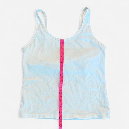 Women's blue white Vests