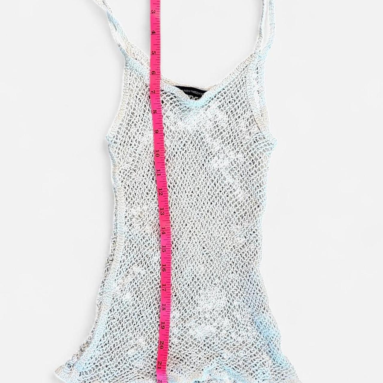 Brandy Melville Women's blue white Vests