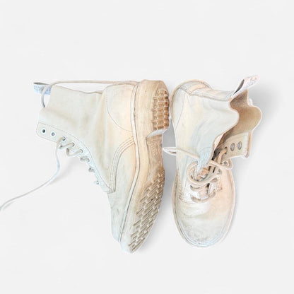 Dr. Martens Women's white cream Boots