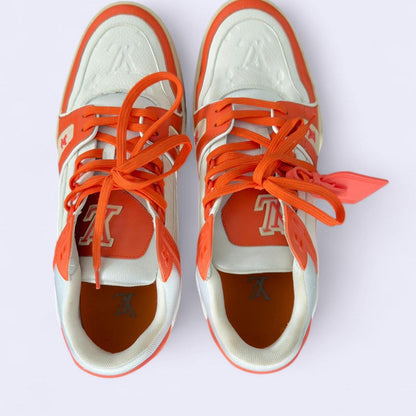 Louis Vuitton Men's orange multi Trainers