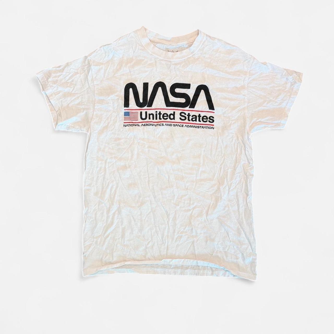 NASA Men's white cream T-shirts
