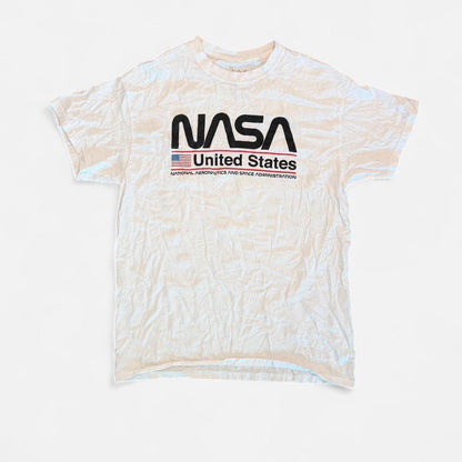 NASA Men's white cream T-shirts