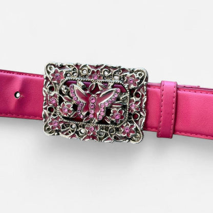 أحزمة نسائية وردية متعددة الألوان