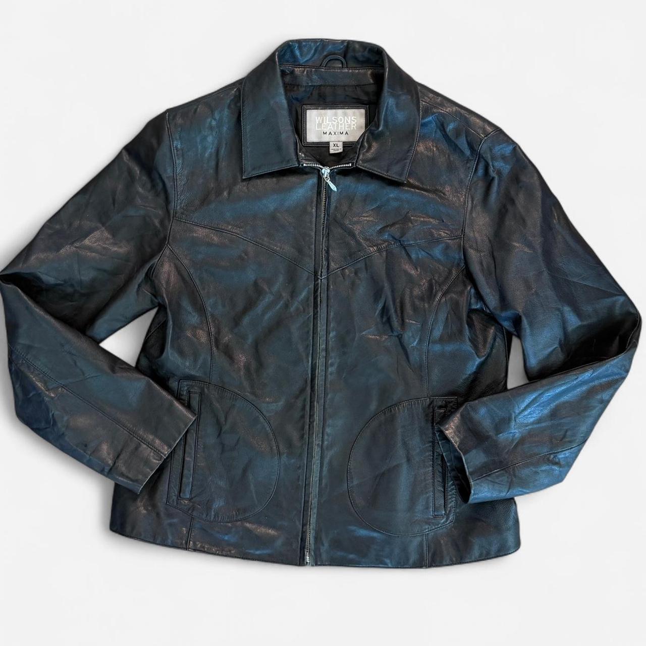 Wilson’s Leather Women's black blue Coats