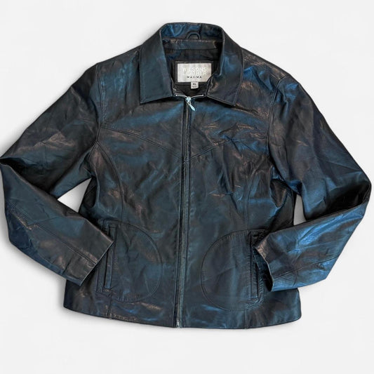 Wilson’s Leather Women's black blue Coats