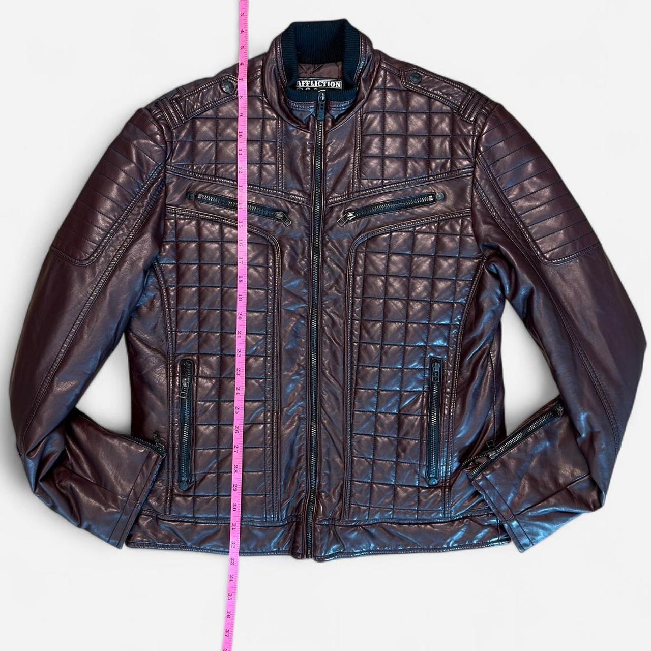 Affliction Men's brown burgundy Coats