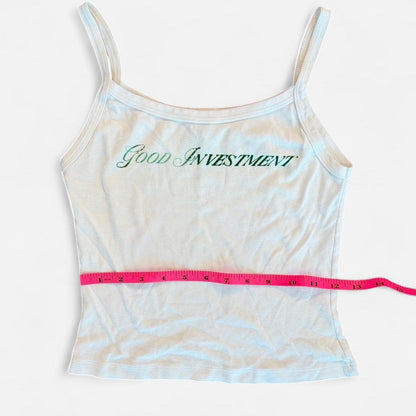 Los Angeles Apparel Women's white cream Vests