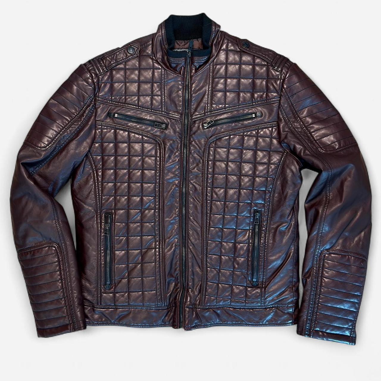 Affliction Men's brown burgundy Coats
