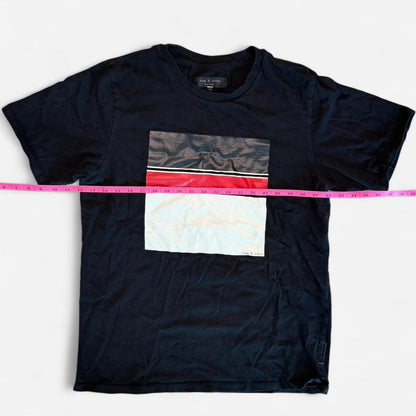 Rag & Bone Men's black navy T-shirts