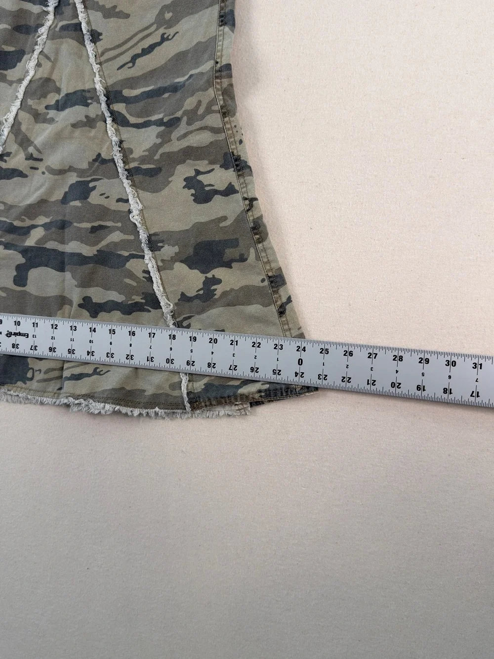 Mudd Y2K Camo Mermaid Maxi Skirt Size 10 | Low Rise Distressed Grunge Streetwear